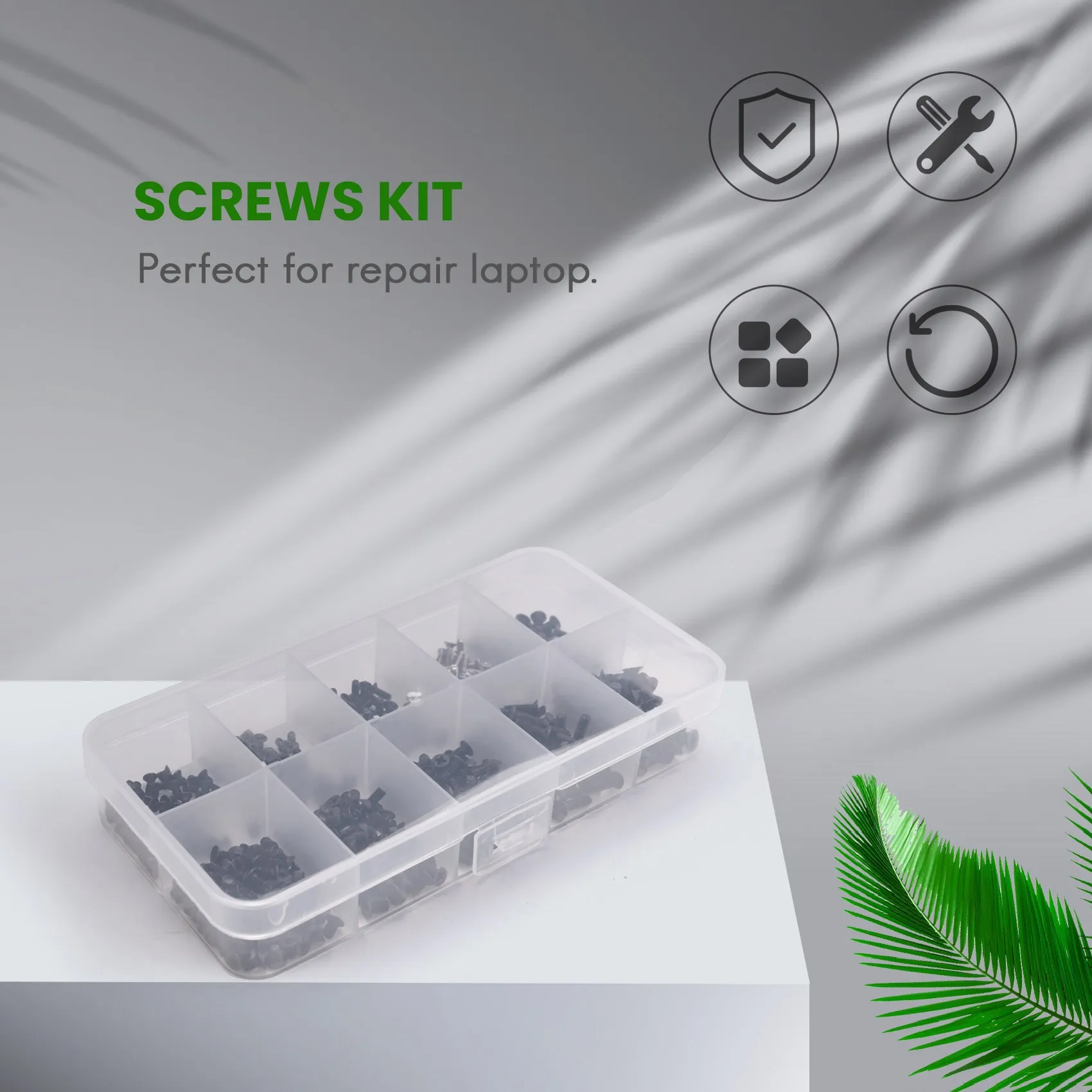 500Pcs Laptop Notebook Computer Screw Kit Set for Ibm Hp Dell Lenovo Samsung Sony Toshiba Gateway Acer