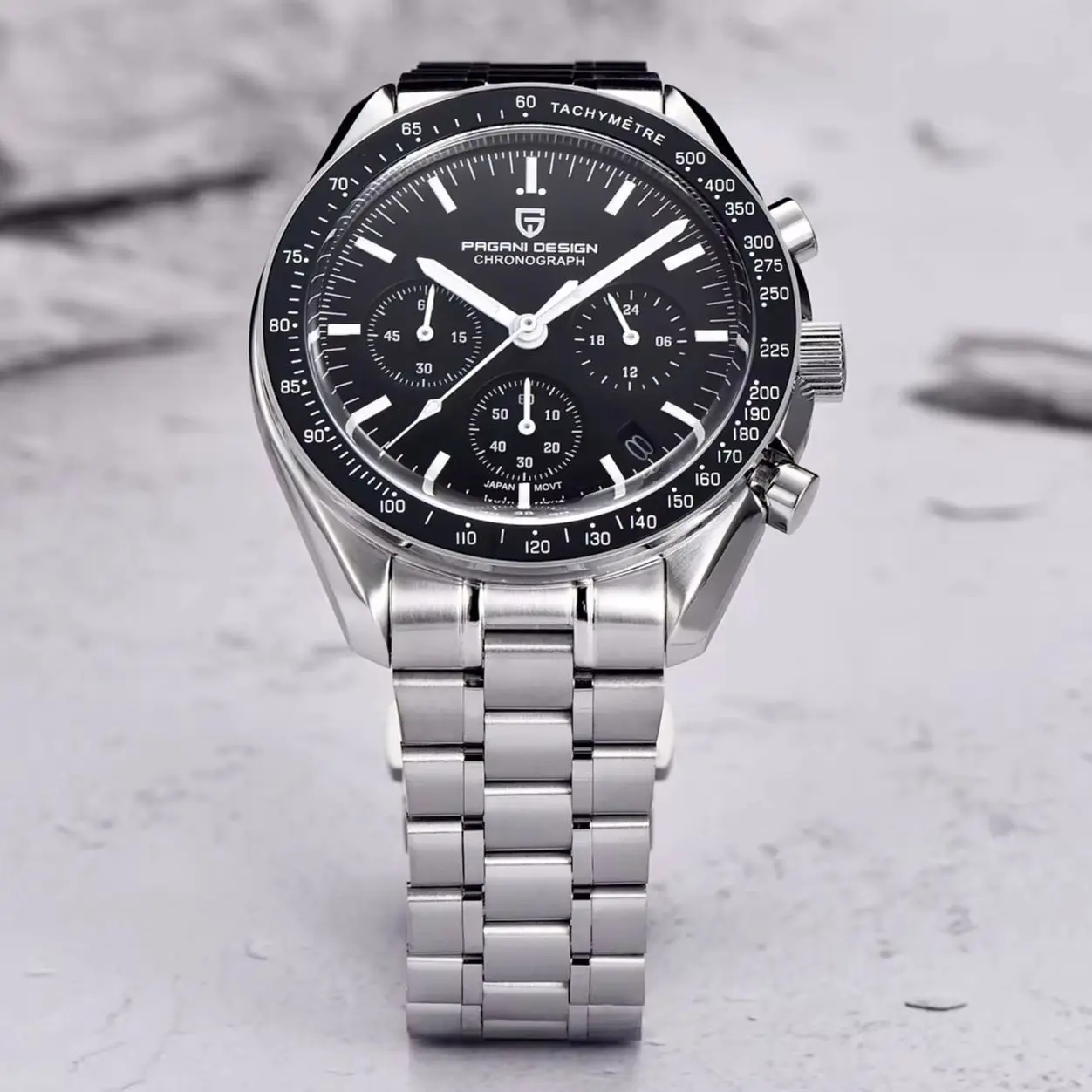 2026 New PAGANI DESIGN Men Watches Luxury Quartz Watch For Men Auto Date Chronograph Sapphire crystal Stainless steel Wristwatch