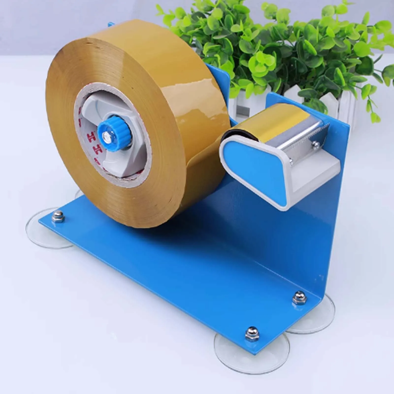 Desktop Iron Tape Cutter, Heavy-Duty Manual Packaging Tape Dispenser