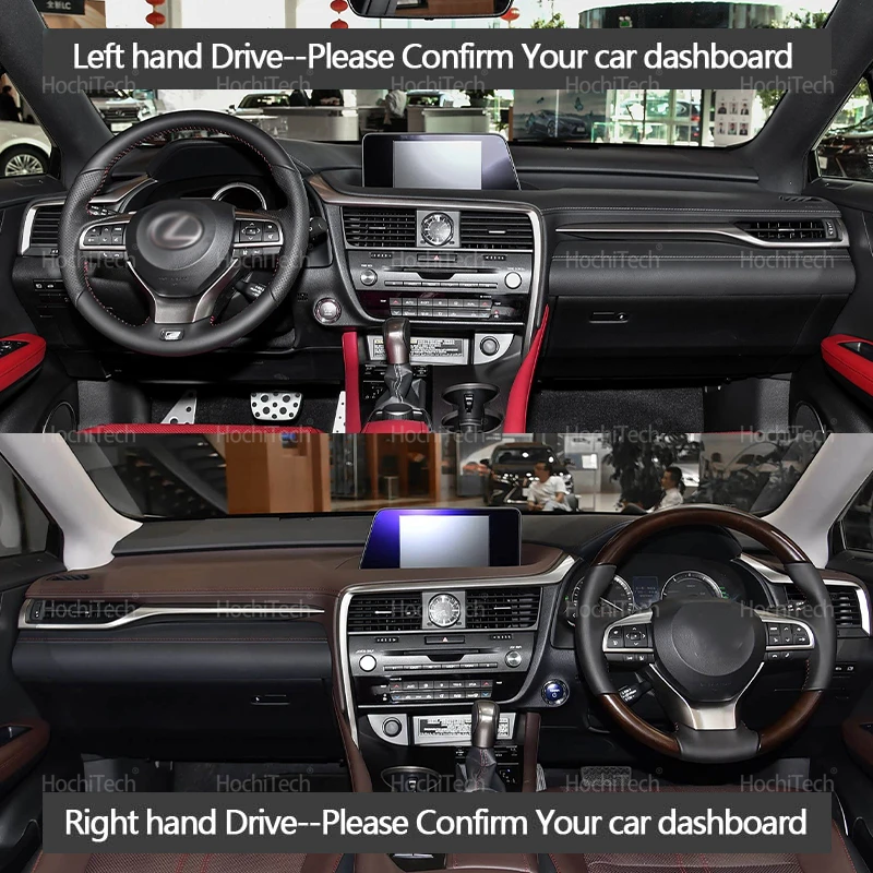 Dashboard Cover for Lexus RX AL20 RX200t RX300 RX350 RX450h 350 2016-2019 Dash Mat Carpet Pad Shade Cape Blanket Car Accessories