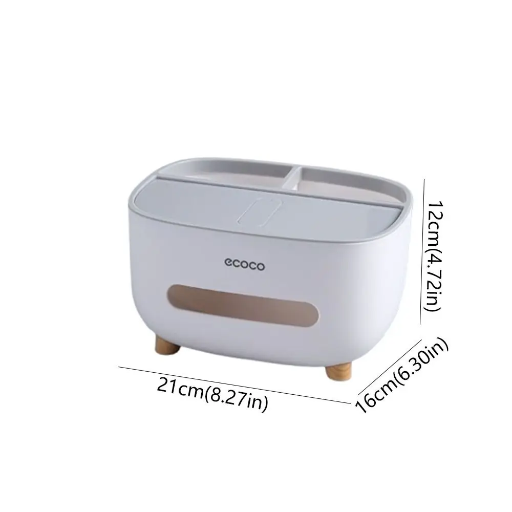 Sundries Container Nordic Style Tissue Box Holder Plastic Practical Remote Control Storage Household Desk Organizer Living Room