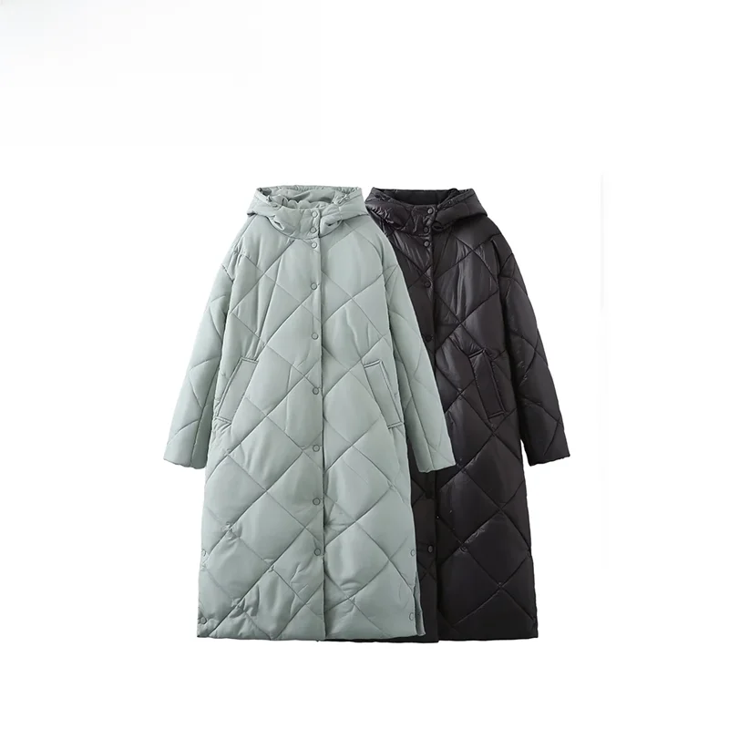 

Faionable Long Cotton Jaet for Women Autumn New Sle Versatile Ele Sle 05825 537 ZR Women's Clothing