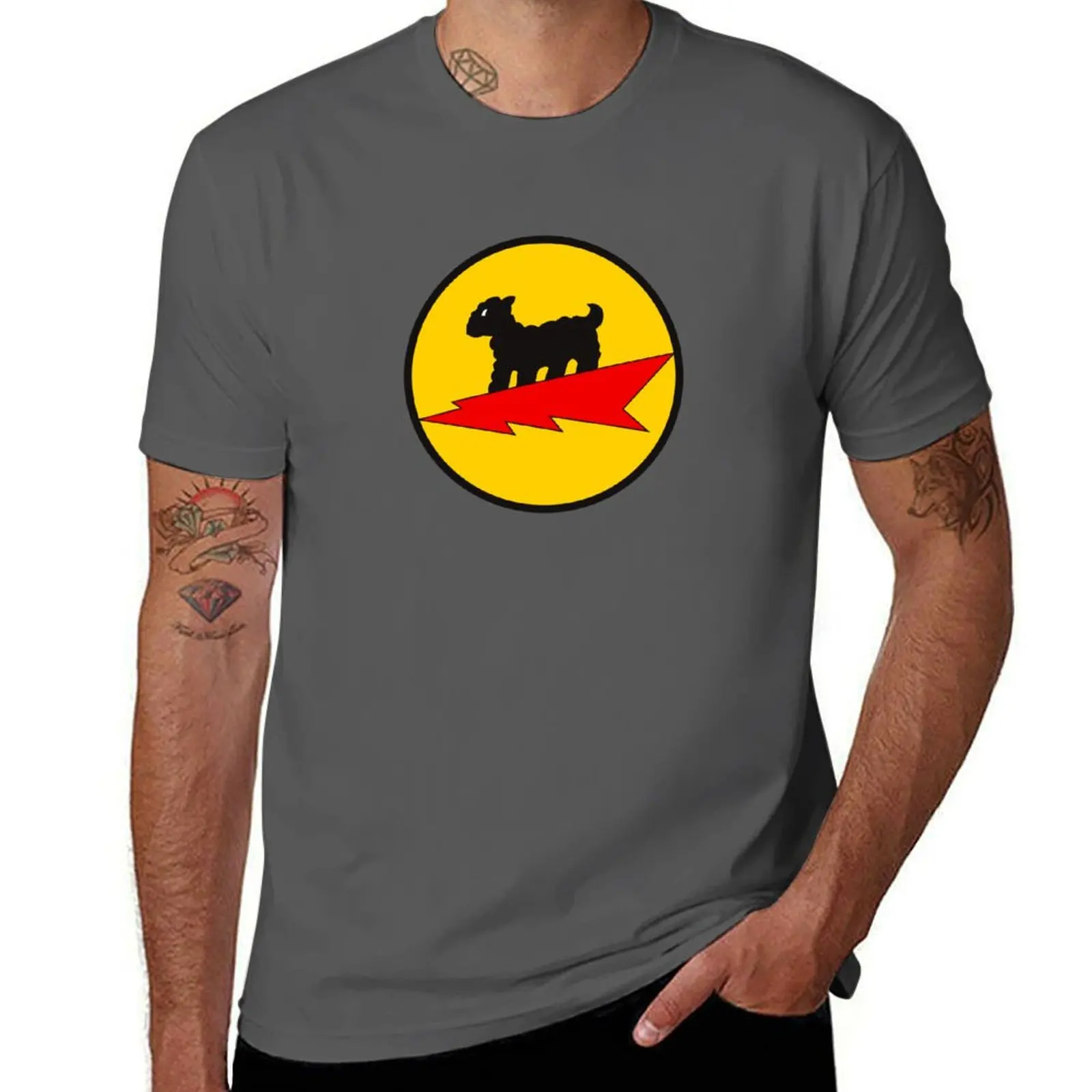 

USAF - 8th Fighter Squadron The Black Sheep - Clean Style T-Shirt Anime t-shirt graphics mens clothing