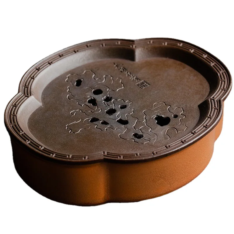 Per il metallo vecchio Taihu pietra tè cuscinetto tavolo da birra a secco in ceramica set da tè Kung Fu vassoio da tè per la conservazione dell'acqua