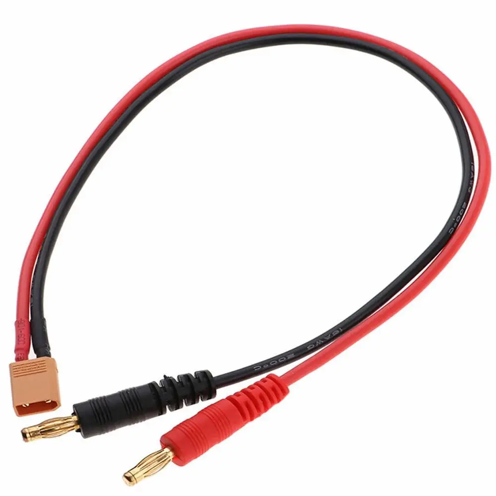 2 Pcs RC Cable Male XT30 Charging Cable with 4mm Banana Gold Plug for RC Lipo Battery Plug Charge Cable Wire