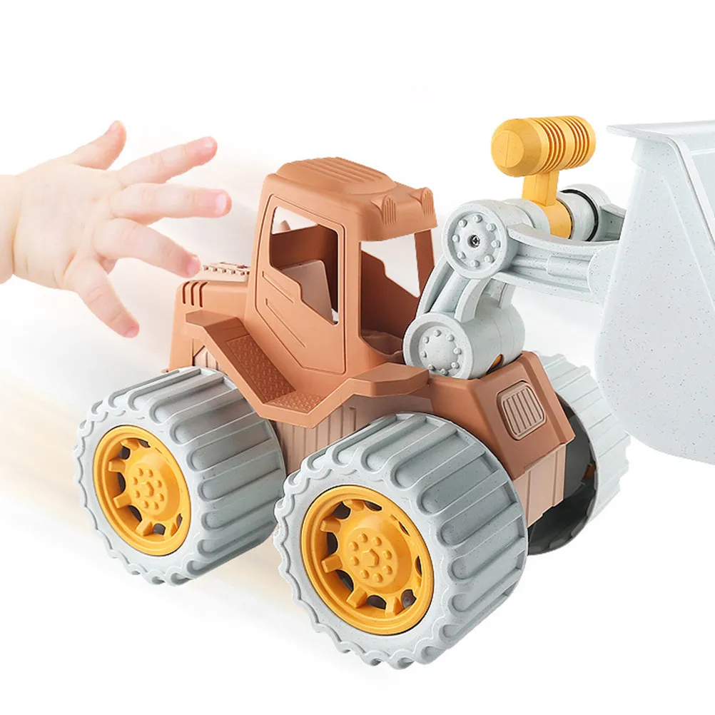 

Детский строительный бульдозер: развивающая инерционная машинка для творческого конструирования и познания мира