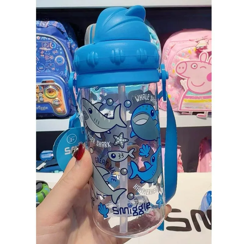 แก้วน้ำหลอดดูดลายสัตว์การ์ตูนสไตล์ออสเตรเลีย ผลิตจากพลาสติกที่เป็นมิตรต่อสิ่งแวดล้อม น้ำหนักเบา เหมาะสำหรับเด็ก