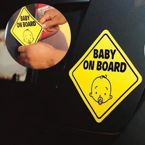 차량용 자석주의 아기 보드 스티커, 마그네틱 사인, 반사 스티커 범퍼, 신제품