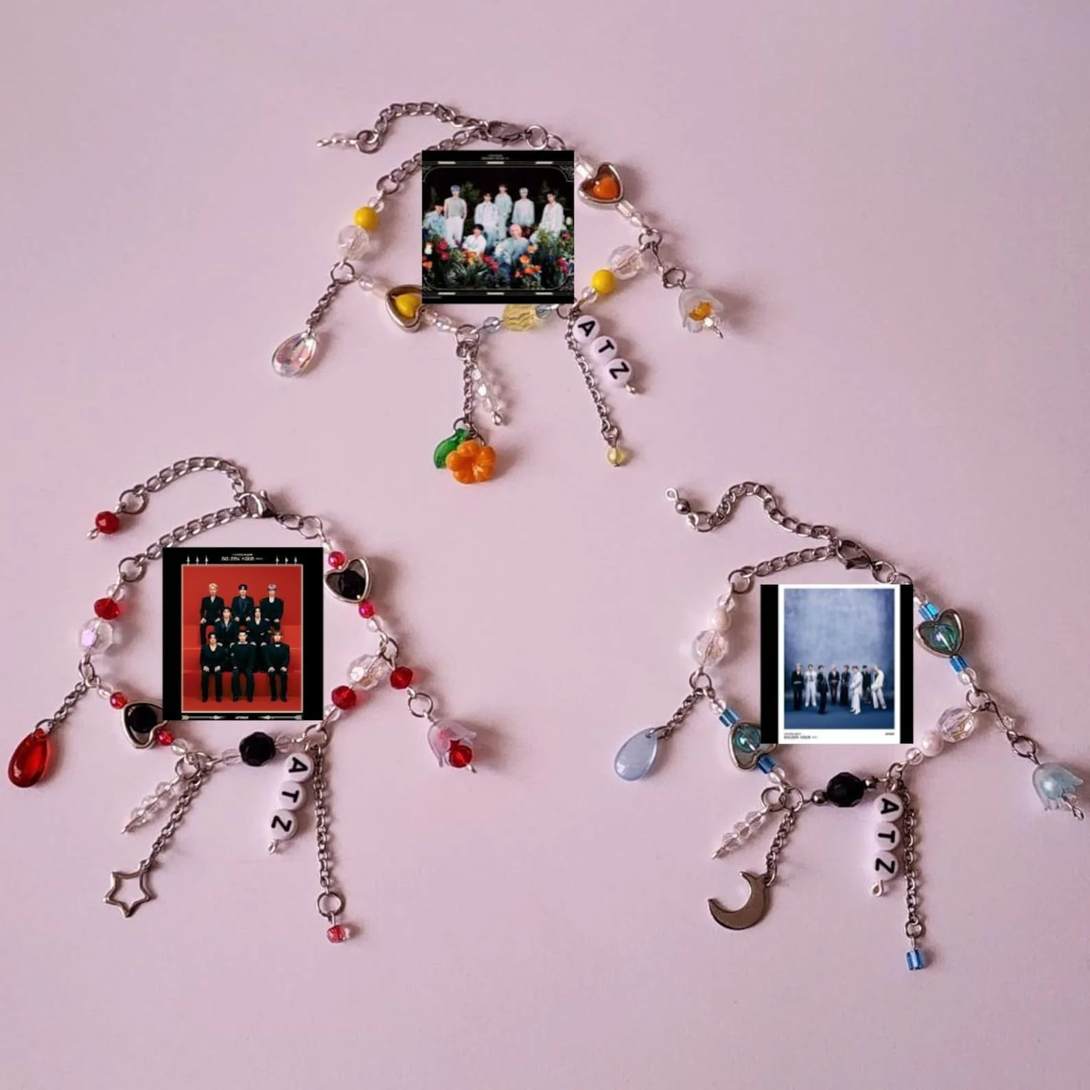 

Handmade atz album inspired bracelet | K-pop beaded y2k atee