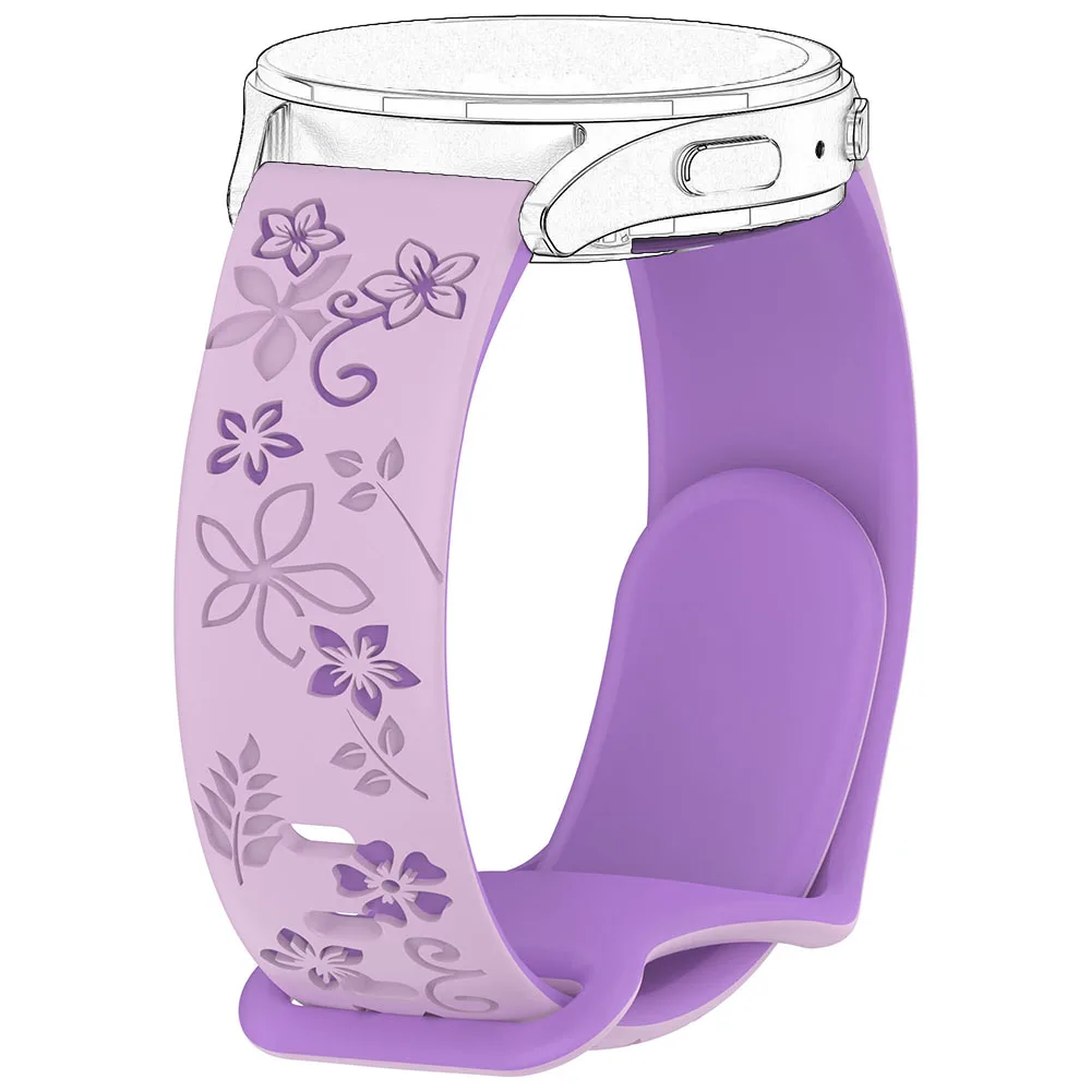 18/20 مللي متر حزام ساعة سيليكون ل Garmin Forerunner 570 42mmVivoactive 6/5 حزام ل Venu 2S/3S Move 3S Smartwatch الفرقة سوار