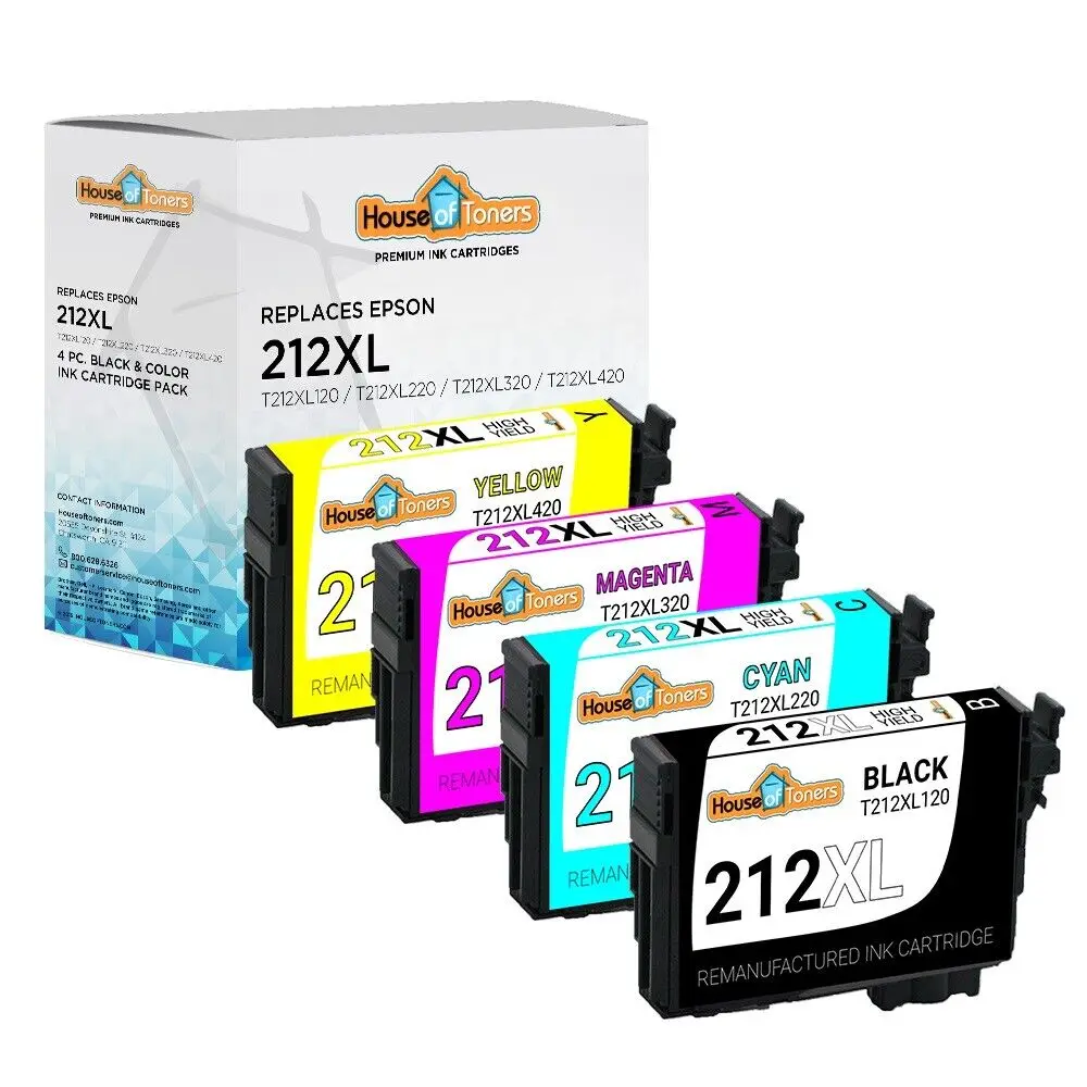 

Remanufactured Epson 212XL Ink Cartridge for WF-2830 WF-2850 XP-4100 XP-4105