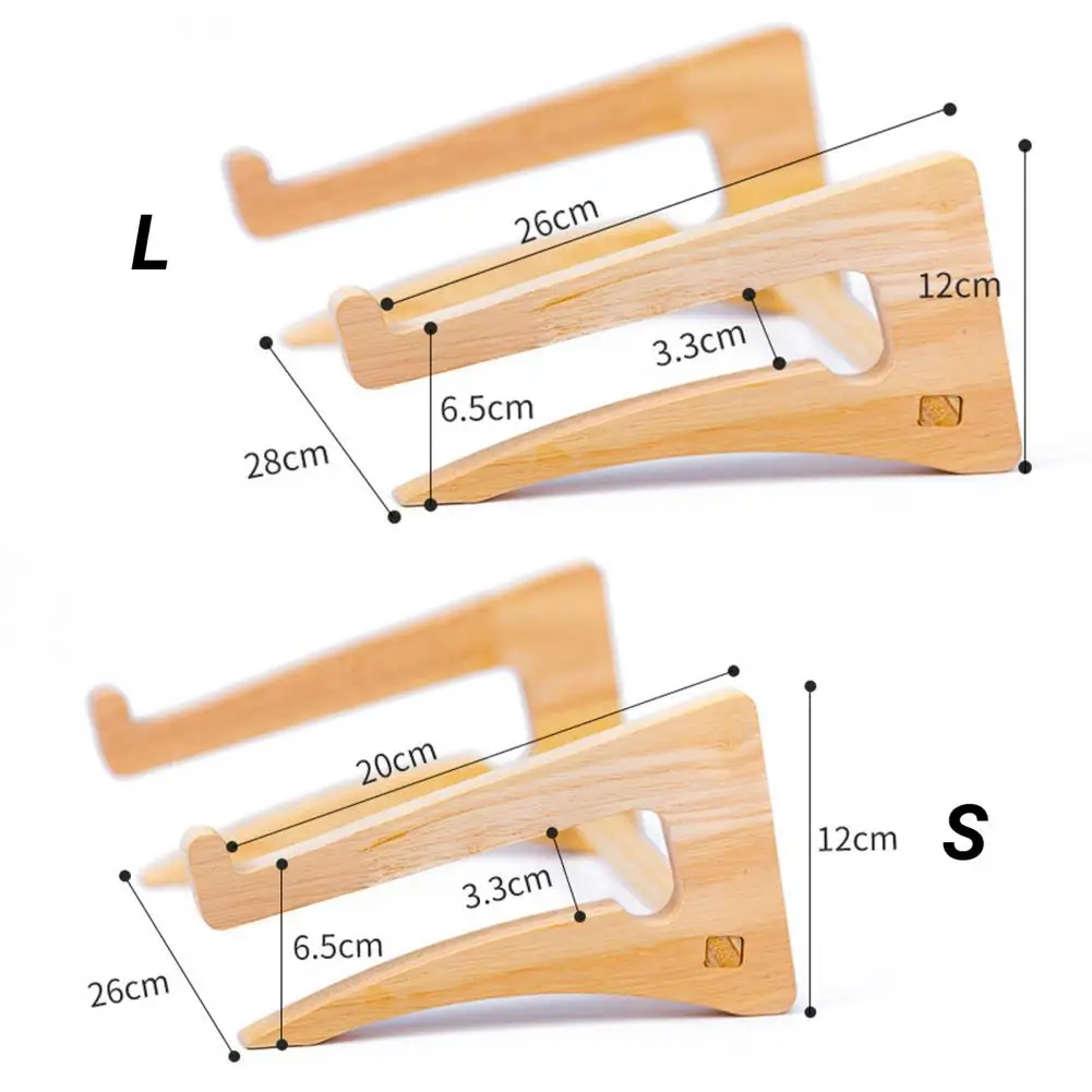 ขาตั้งแล็ปท็อปอเนกประสงค์ทำจากไม้ตัวระบายความร้อนสำหรับโน้ตบุ๊ค Pro Air Pro แท่นรองไม้แบบถอดออกได้