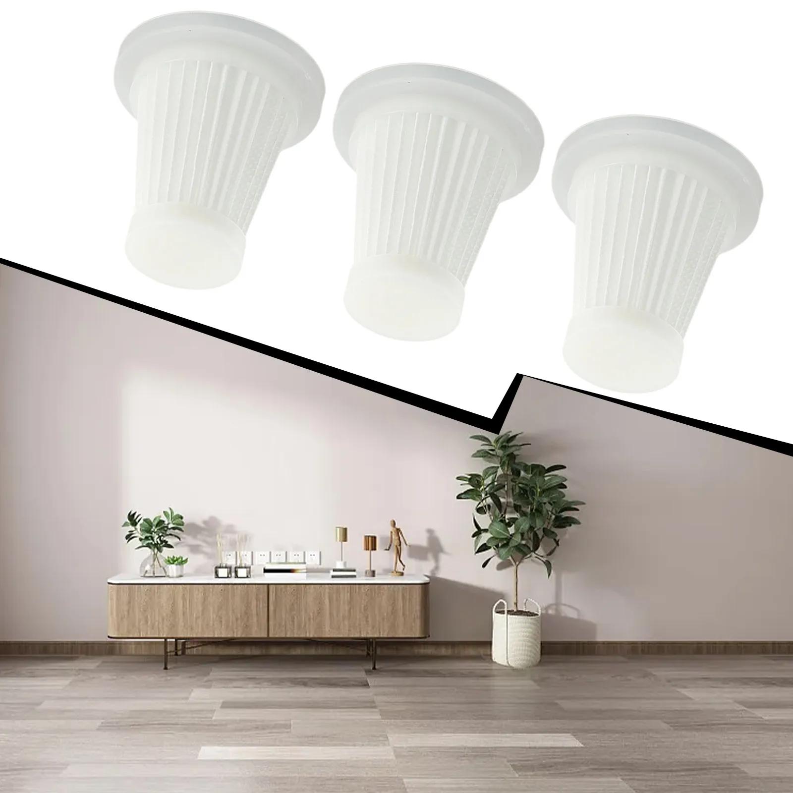 2Pcs/3Pcs/5Pcs Filters Car Vacuum Cleaner Replacement Accessories Reusable Washable Filter Vacuum Cleaner Accessories