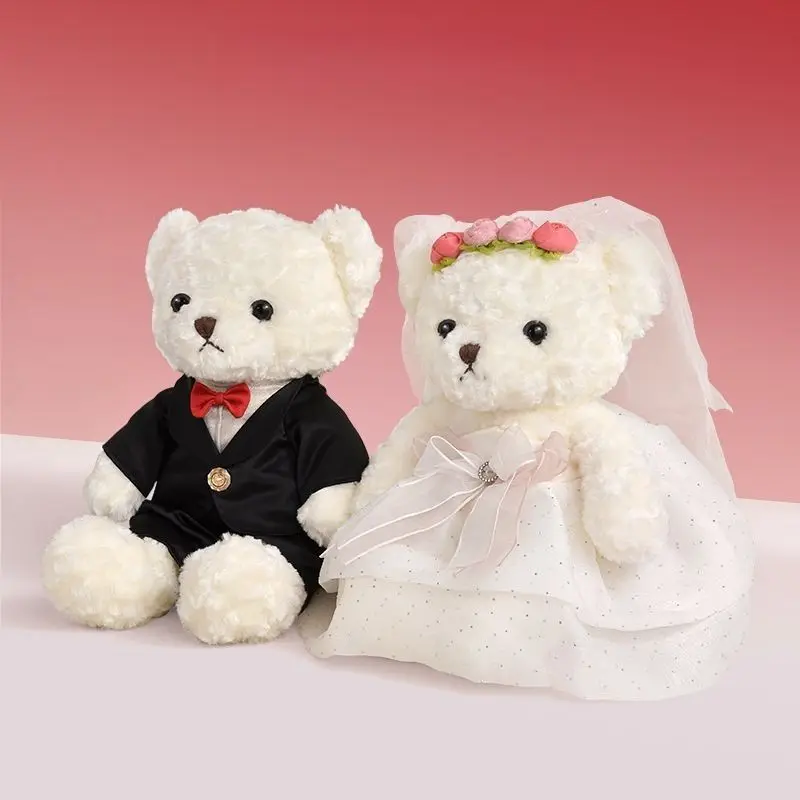 wedding-couple-teddy-bear-plush-doll-set-squishy-stuffed-animal-toy-romantic-wedding-gift-valentines-anniversary-lover-present