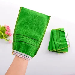 Korean Asian Exfoliating Bath Washcloth Body Scrub Shower Wash Cloths Dead Skin Clean Wash Towel Tool