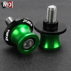 Motorcycle accessories Swingarm Spools slider stand screws For KAWASAKI ZX-636R ZX636R ZX6R ZX6RR 2000-2023 2001 2002 2003 2004