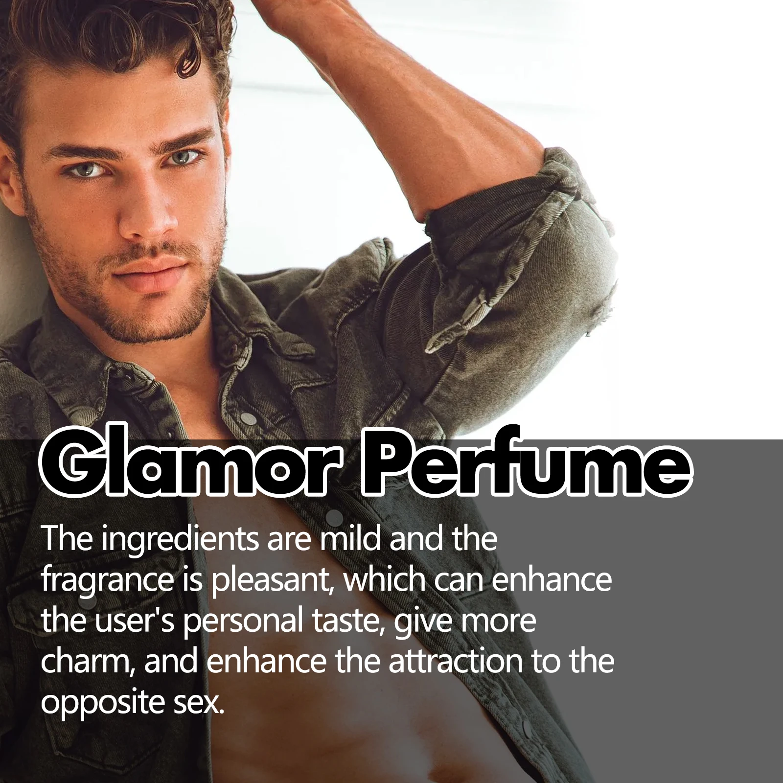 Pheromone Perfume For Men Attract Women Body Sexually Stimulating Fragrance Essential Oil Freah Long Lasting Dating Scent 50ml