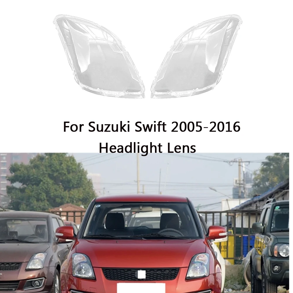 

Для Suzuki Swift 2005 2006 2007 ~ 2013 передняя крышка фар автомобиля, корпус линзы, абажур, корпус фары