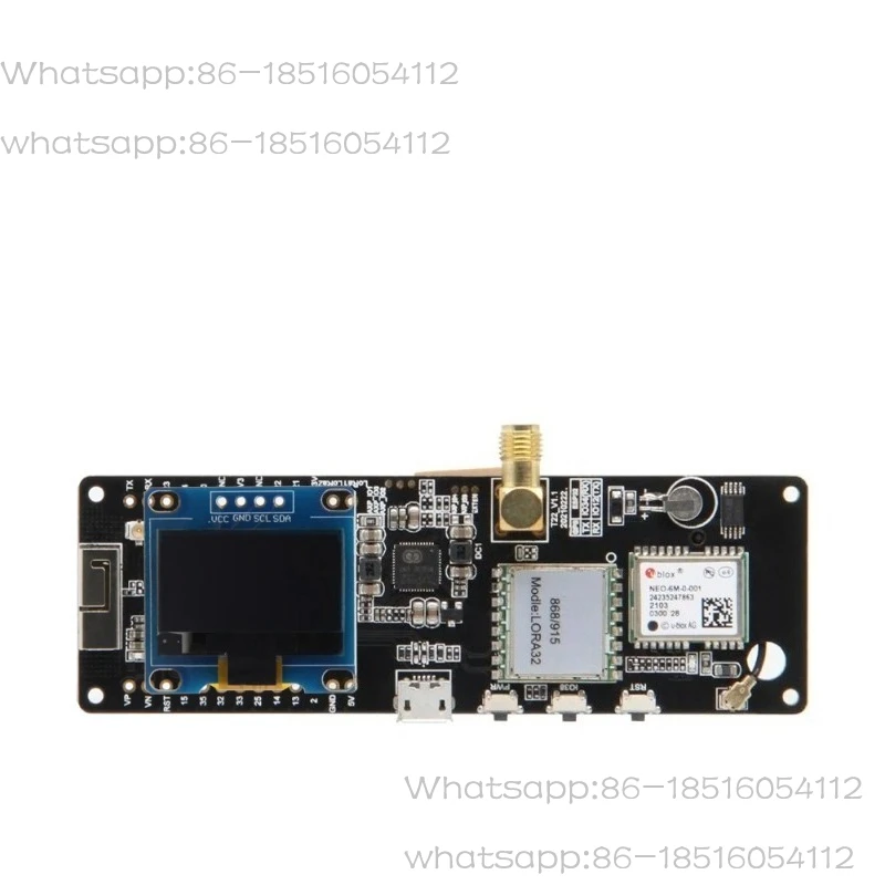 carte-de-developpement-meshtastic-t-beam-v12-esp32-lora-433mhz-868mhz-915mhz-923mhz-wifi-ble-gps-avec-ecran-oled