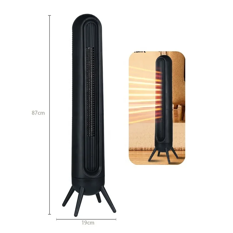 

Heater And Fan, Tower Heating Fan 80 Degree Oscillates PTC Heater With Remote Control For Office