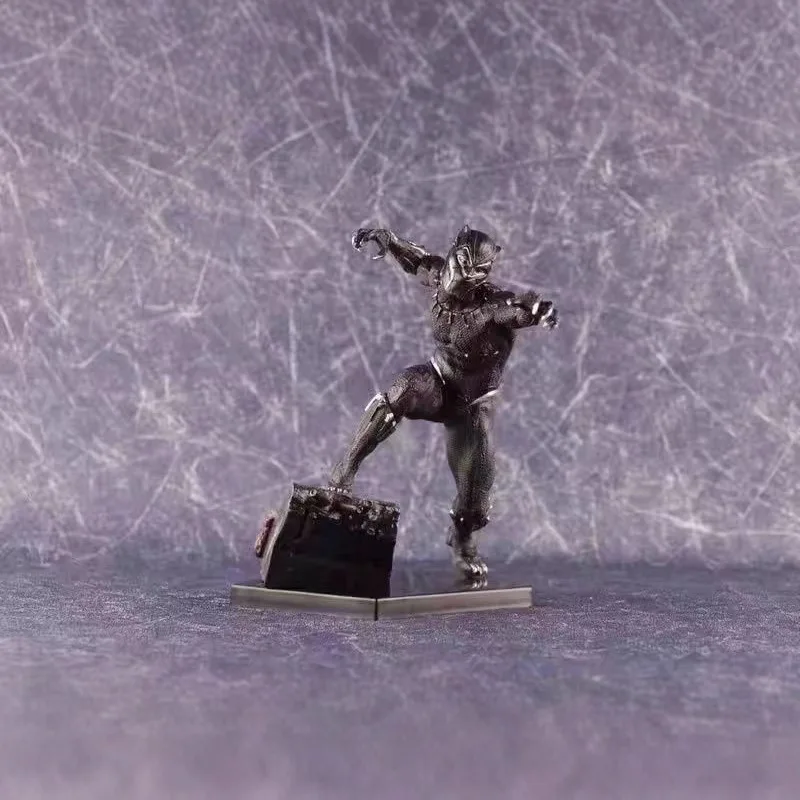 Estatua GK de escala de Pantera Negra de Avengers Infinity War con dos retratos intercambiables, centro de mesa coleccionable definitivo
