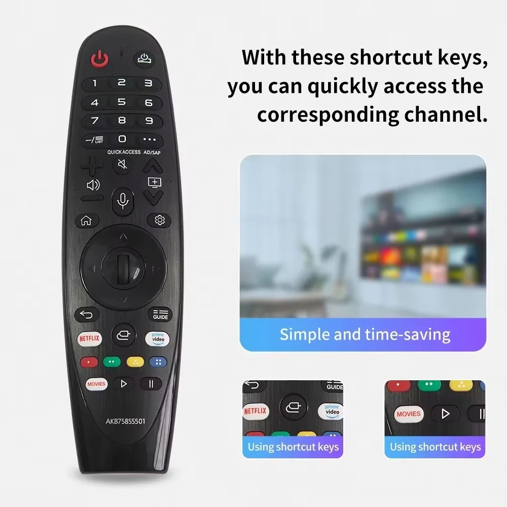 Smart TV Universal Magic Remote Control For LG AN-MR650A MR18BA MR19BA MR20GA No Voice No Mouse For Rx ZX WX Series Controller