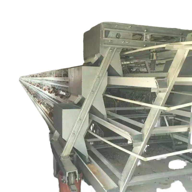 

China Factory A-TYPE 3/4 Tiers Automatic Manure Cleaning Battery Layer Chicken Cage Poultry Cages Farm Equipment
