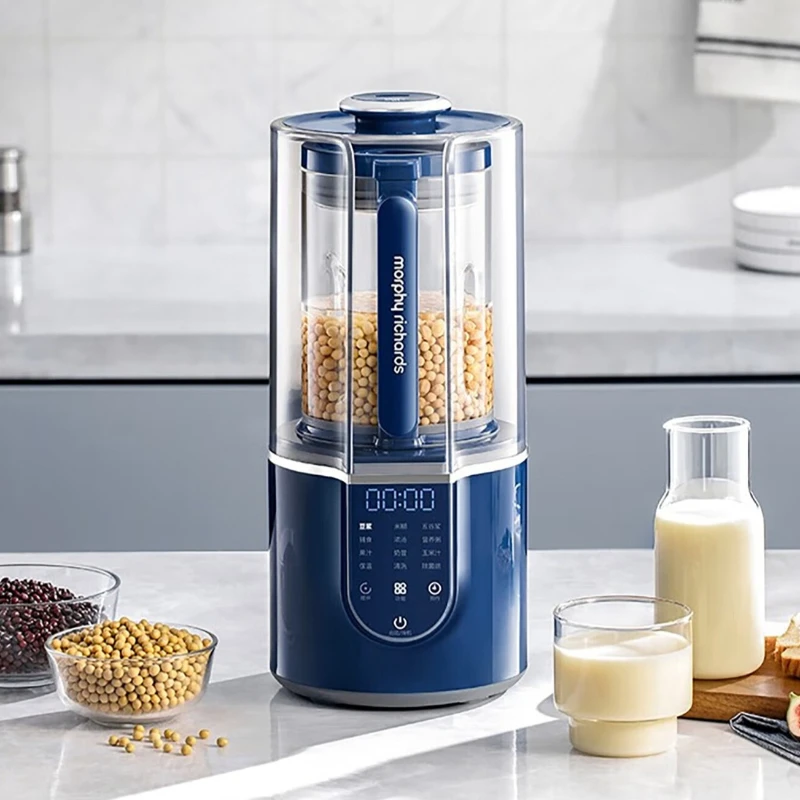 High-speed blender, household soy milk maker, fully automatic, multi-functional, automatic cleaning, filter-free, residue-free.