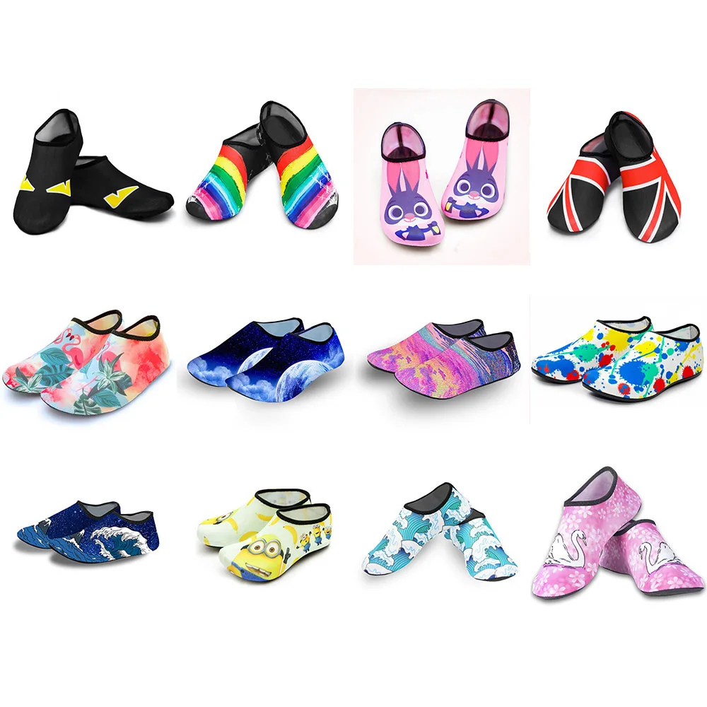 Men Beach Aqua Socks Women Kid Swimming Water Sport Barefoot Sneaker Gym Yoga Fitness Dance Swim Surfing Diving Snorkeling Shoes