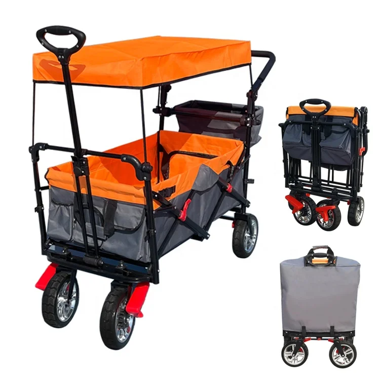 

Outdoor Wagon Stroller for Children Picnic Beach Camping Trolley