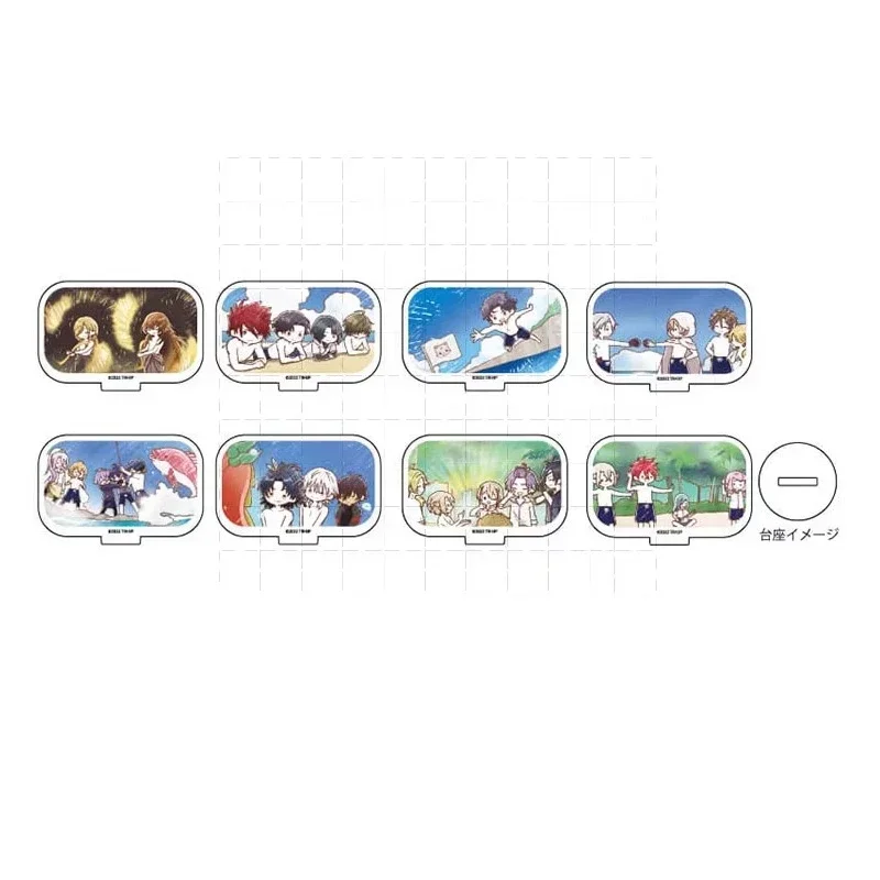 Игра Touken Ranbu Online Acrylic Stand Doll Anime Yamanbagiri Kunihiro Souza Samonji Munechika Mini Figure Model Plate Toy Gift