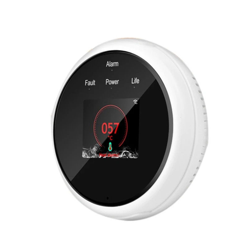 

HOT SALE Wifi Natural Gas Sensor Combustible Household Smart LPG Gas Alarm Detector Leakage Sensor Wifi Temperature Detectors