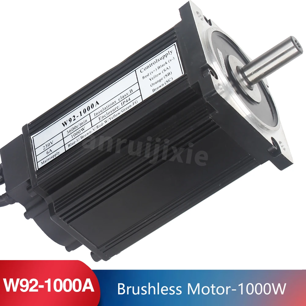 Brushless DC Motor 1000W 3600Rpm,SIEG SX3&JET JMD-3&BusyBee CX611&Grizzly G0619 Small Mill Drill Machines Motor