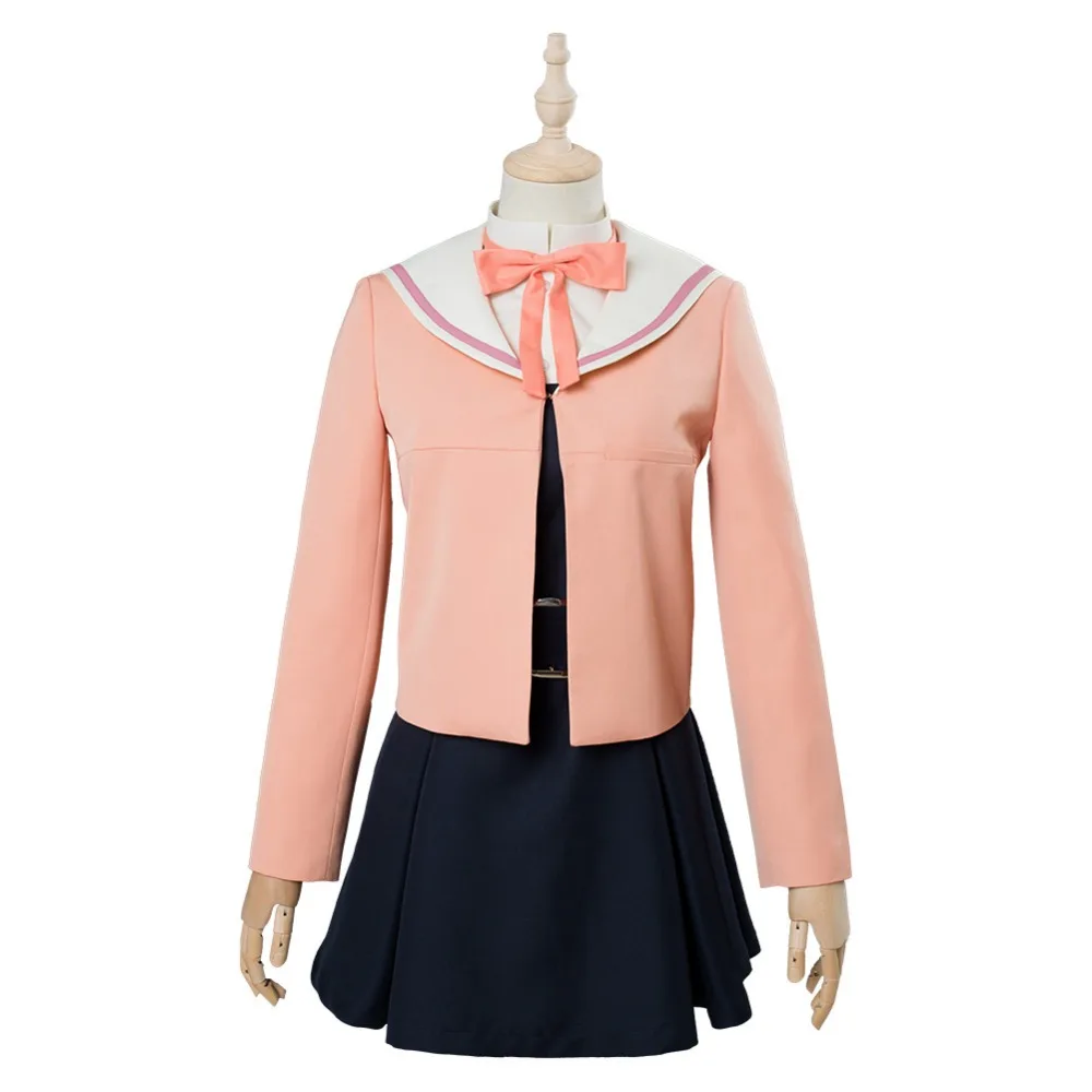 Аниме «Вентучно, я стал своим нанами токо», костюмы для косплея, школьная форма, женское розовое пальто, платья, наряды, костюм моряка