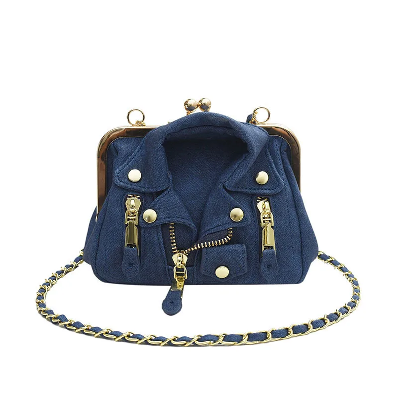 Fashion Jacket Design Crossbody Bag Rivet Clothes Shape Women Handbag Purse Brand Designer Lady Shoulder Bags Luxury Women's Bag