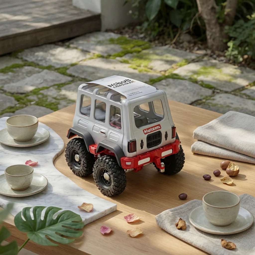 Aluminum Rear Bumper Non-Destructive Install RC Rear Bumper Model Car Accessory Solid Exquisite Workmanship