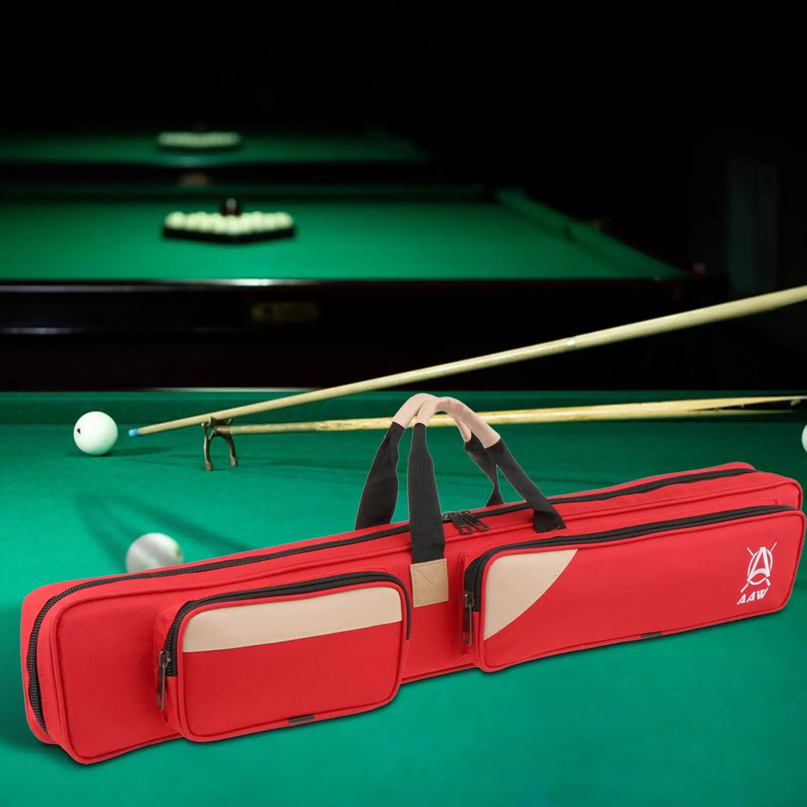 Pool Cue Case Professional Billiard Accessory Water Resistant Storage Bag