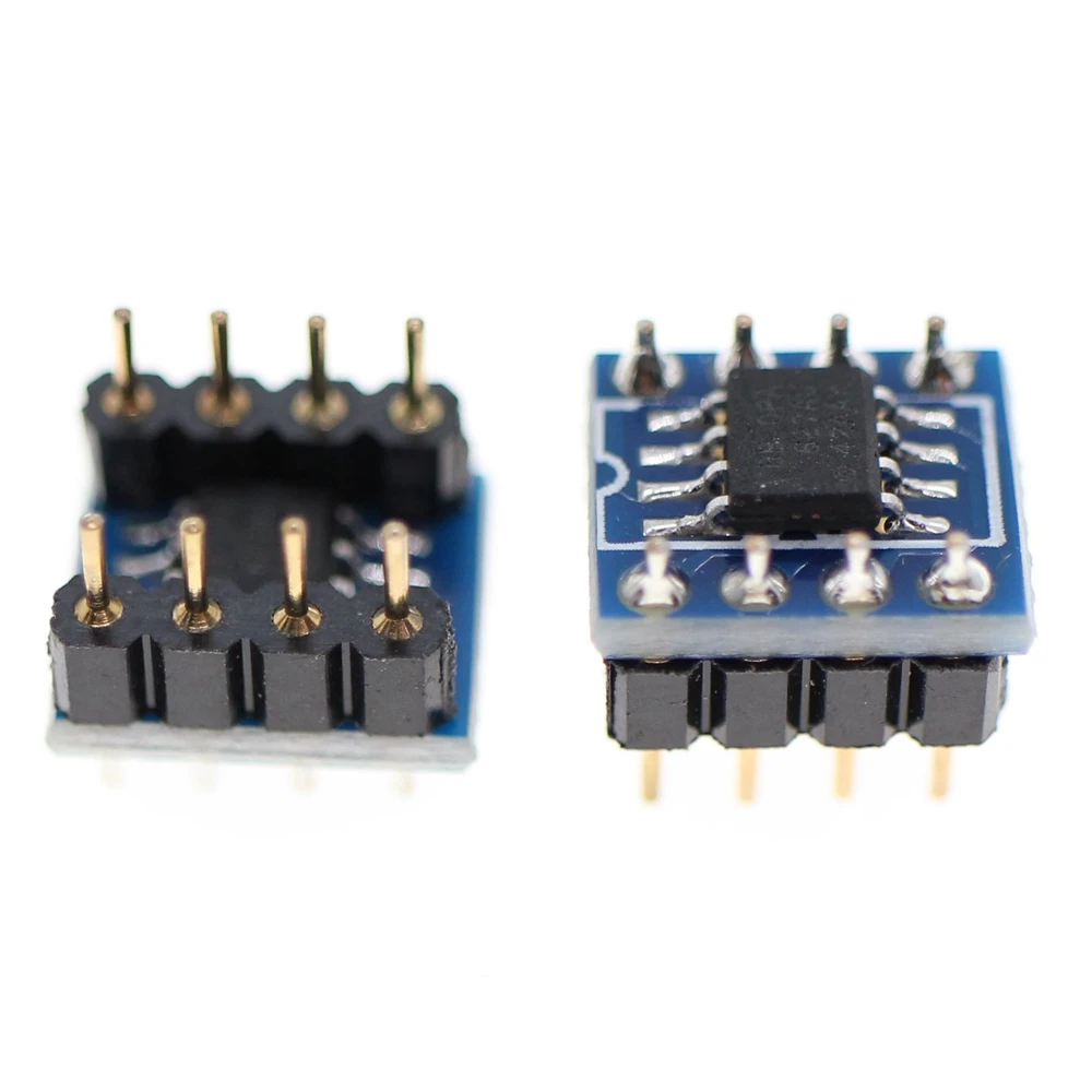 X2 OPA627 1ชิ้นเปิดเป็น Dual Op Amp OPA627 SINGLE OP AMP เป็น Dual Op Amp โมดูล SMD TO DIP