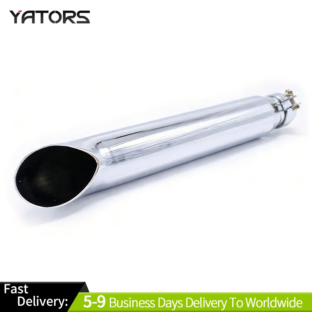 

Универсальная хромированная выхлопная труба/глушитель для мотоциклов Harley Bobbers/Honda CRF230F CRF150F в стиле Cafe Racer