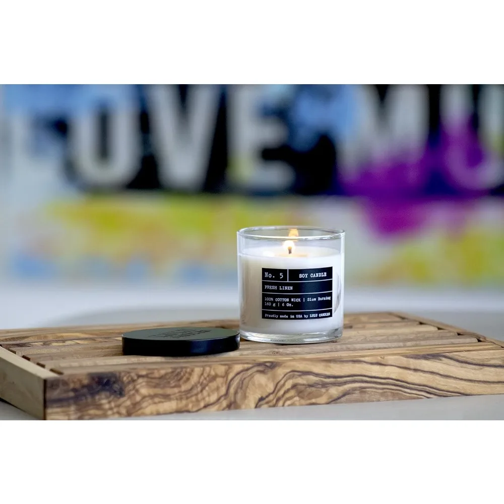 Set Hadiah Lilin Mewah Buatan Tangan: Melati, Oud, Kayu Cendana, Pria Seksi, Linen Segar, Aroma Nanas Evergreen