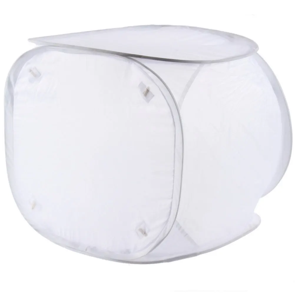 

1Pcs Foldable Photo Tent Portable Round Cube 40cm Photography Studio Box with 4 Color Backgrounds Black