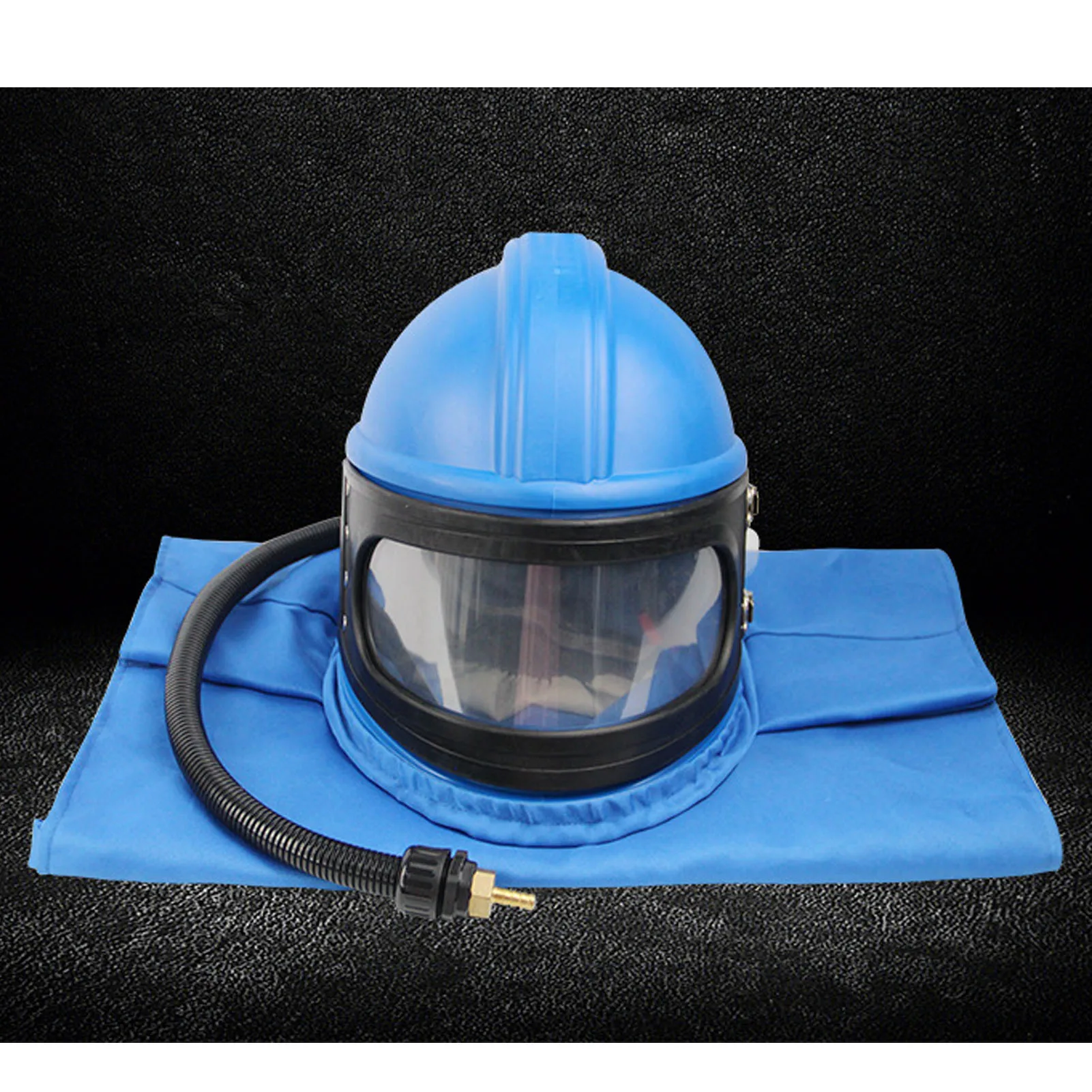 Sandblasting Helmet with Air Supply Sandblaster Air Supplied Safety Sandblast Hood Protector