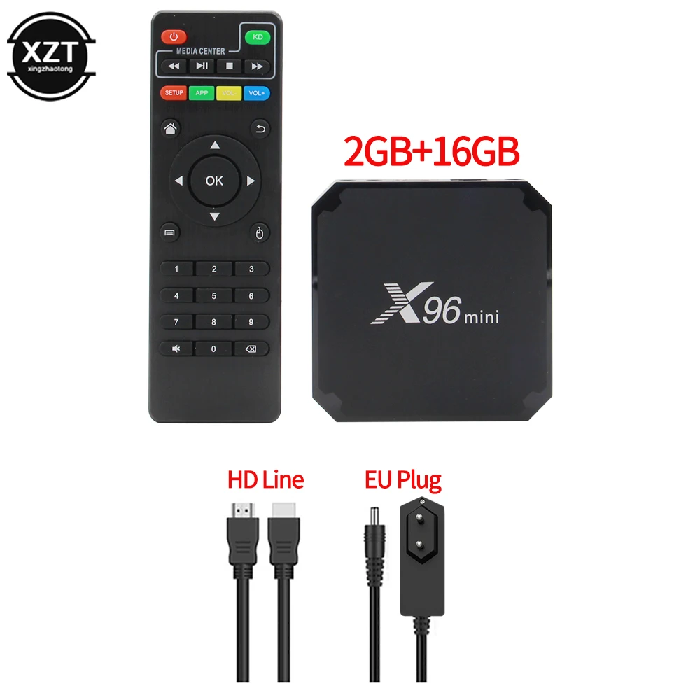 NEW X96 mini Android 11.1 Smart TV BOX H313 2GB 16GB /1GB 8GB Support 2.4G WIFI Media Player Set-Top Box