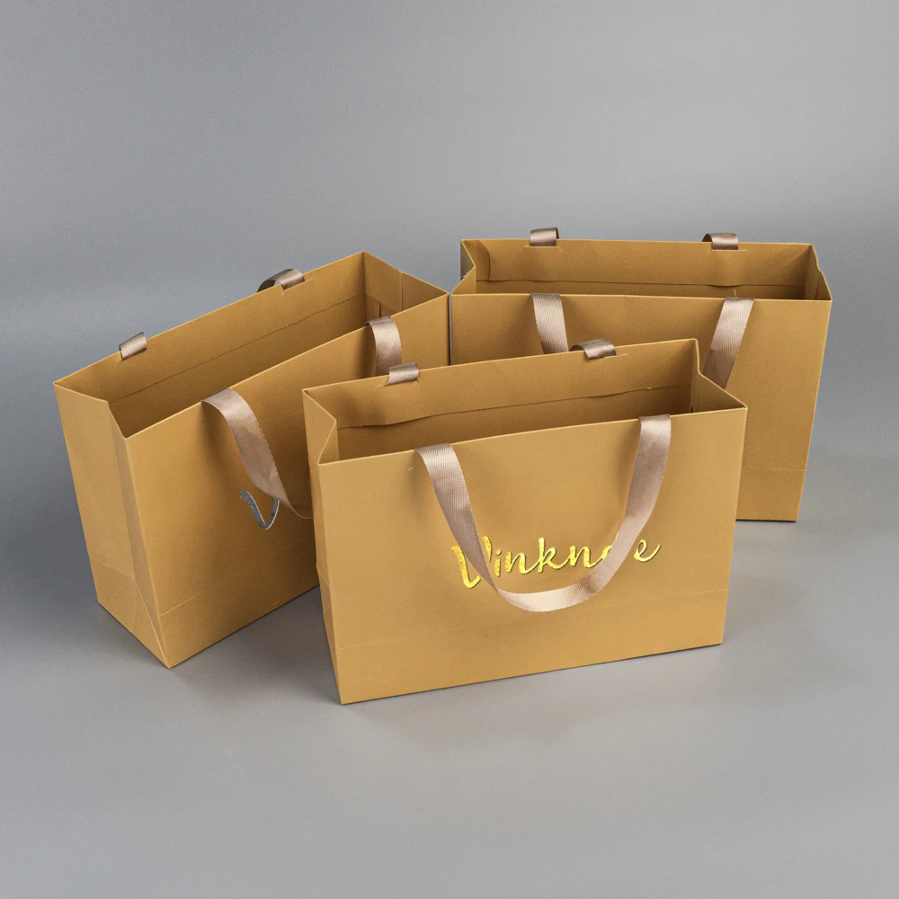 شعار مخصص البيج الذهب والمجوهرات مقبض حقيبة 28x10x20 سنتيمتر عيد الحب هدية التعبئة والتغليف المنظم التسوق السفر الحقائب المحمولة #6