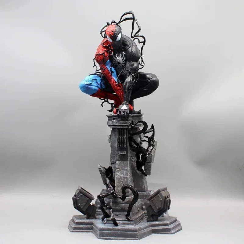 

Spider Man Venom Symbiosis GK Model Figure Glowable Desktop Ornaments Movie Peripherals Collection Gifts