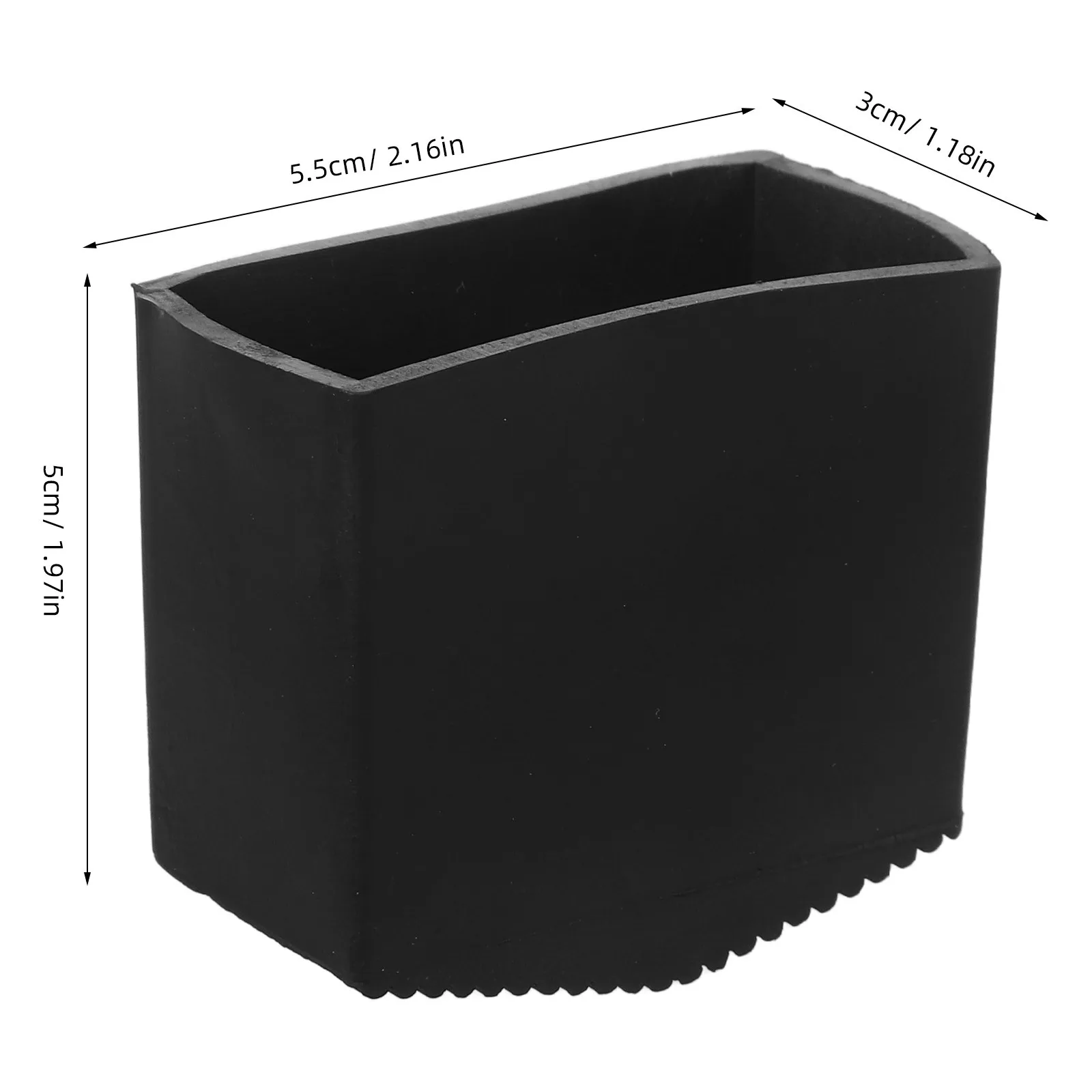 4 pezzi piedini per scale coperture protettive in gomma antiscivolo cappucci di ricambio durevoli per scaletta di estensione per gradini pieghevoli