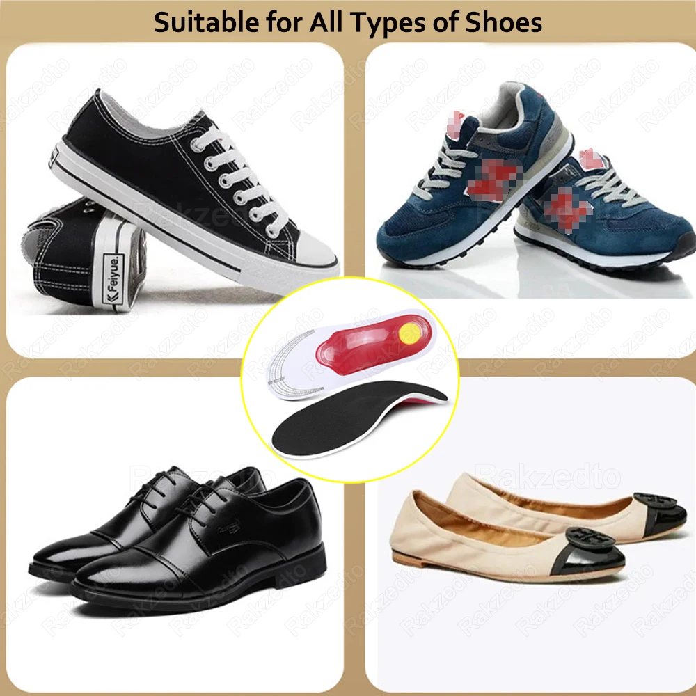 Orthopedic Insoles for Shoes with Arch Support EVA Insole for Man Woman Relief Plantar Fasciitis Flat Feet Corrector Shoes Pads