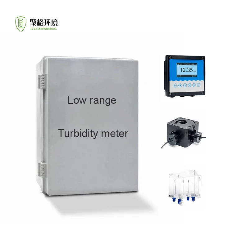 Online Flow Through Low Range 20NTU Turbidity Sensor High Resolution Online Turbidity Meter For Drinking Water Filter