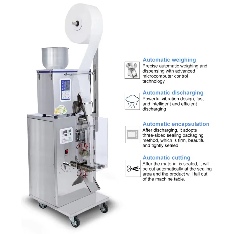 Automatic Small Pouch Sachet Stick Powder Packaging Machine For Coffee Cocoa Powder Small Business Production Processing