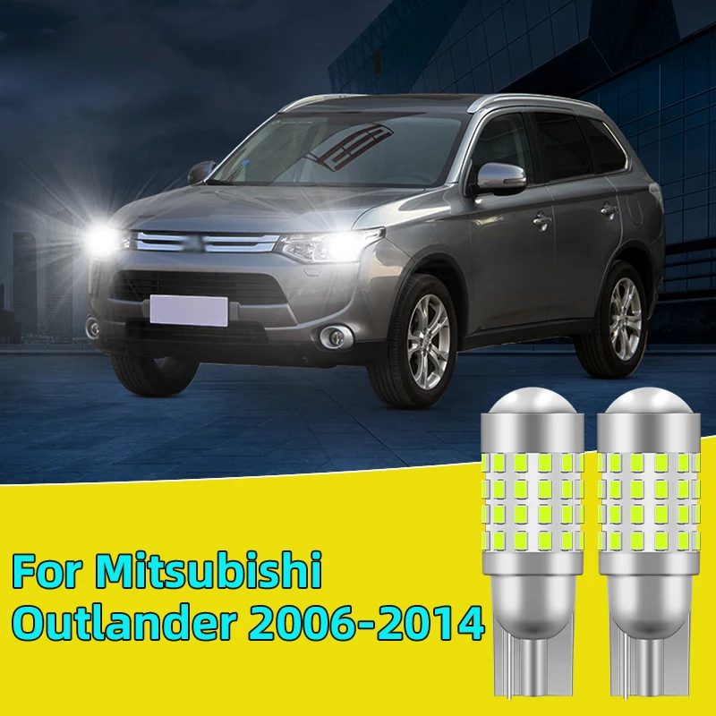 

2PCS For Mitsubishi Outlander 2006-2014 Car Led Bulb T10 W5W width lights side marker position Signal Lamp Clearance Lights